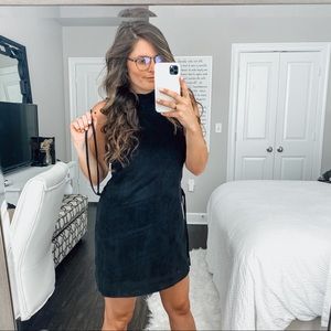 NWT: Miss Me suede dress with ties on the side